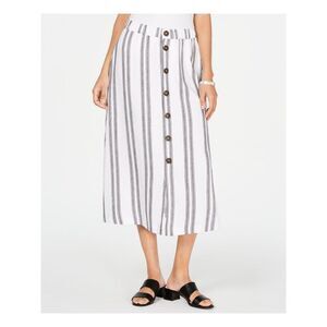 ALFANI Womens A-Line Tea-Length Skirt